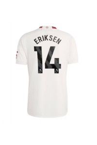 Manchester United Christian Eriksen #14 Jalkapallovaatteet Kolmaspaita 2023-24 Lyhythihainen